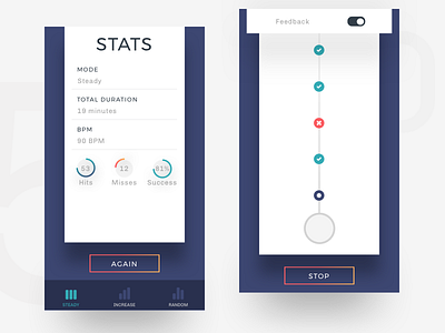 Metronome II designer ui ux visual design