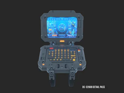 DS-32808 Detail Pass 3d 3d model 3d modeling game development pbr substance painter