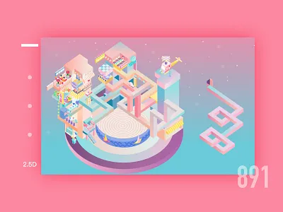 A business project illustration ui