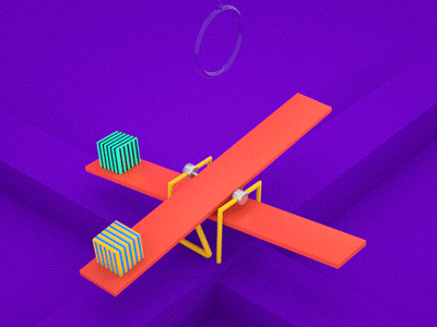 X 36days x 36daysoftype 3d c4d design gif graphics loop motion type typography x