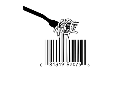 food costs ya blackandwhite buy fork illustration spaghetti