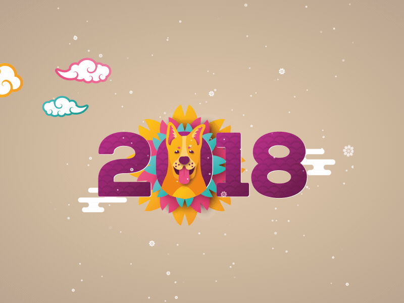 winter card ae animation motion