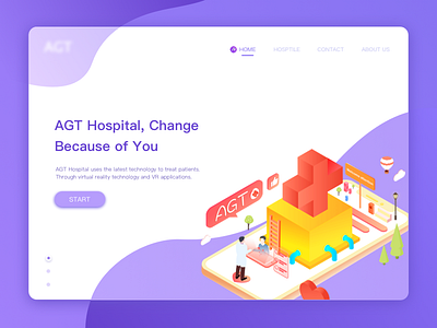 Telemedicine website illustrator medical ui ux web