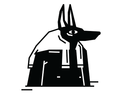 wip anubis black crazy egypt graphic illustration katamoravszki moravszki nude vector white