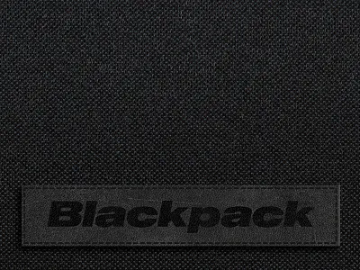 BACKPACKS LOGO backpack badge leather textile