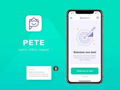App concept aim app arrow digital growth identity logo mobile target