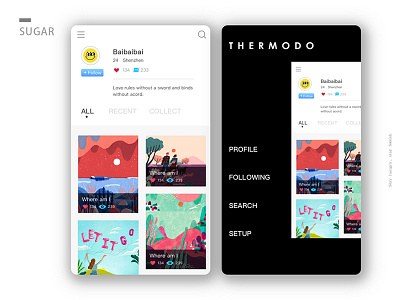 Mobile App ui