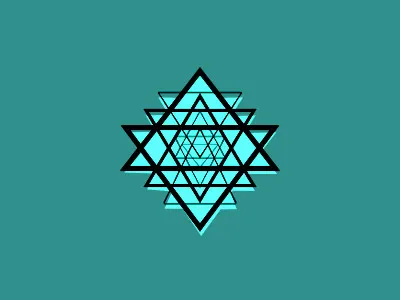 Abstract Logo abstract logo vector yantra