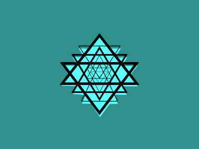Abstract Logo abstract logo vector yantra