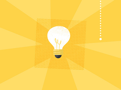 Eureka flat idea illustration lightbulb motion graphics