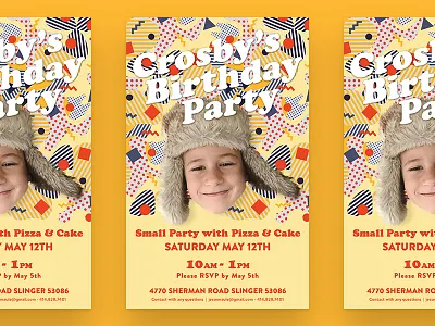 Birthday Partayyy birthday invite kids party