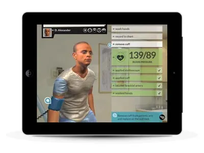 medical app ui educational game gamification minimal practice ui unity