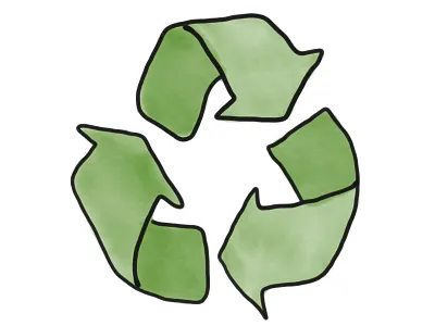Recycle illustration ipad pro recycle