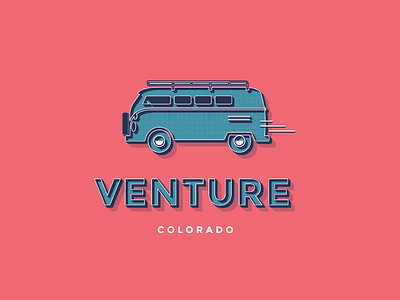 Venture Colorado WIP airstream bus colorado coral retro roadtrip teal van vw