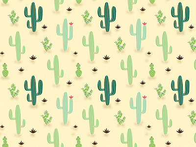 Sedona cacti cactus desert pattern pattern design print design succulent vector