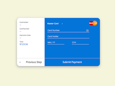 Credit Card Checkout 1 checkout css dailyui form html javascript ui ux web