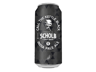 Scholb Craft Brewery Can Mockup artwork drawing graphic design illustration illustrator line art sketch vector