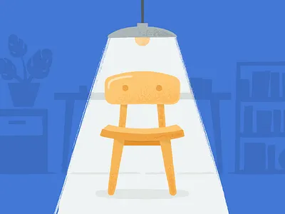 3 Things Your Chair Can Teach You chair creative market design light spotlight