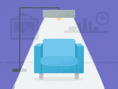 #2 Illo for 3 Things a Chair can Teach chair creative market spotlight