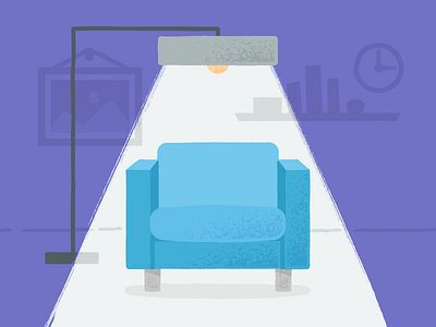 #2 Illo for 3 Things a Chair can Teach chair creative market spotlight