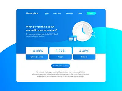 Market place web page design!!! adobexd dribbble uidesign web