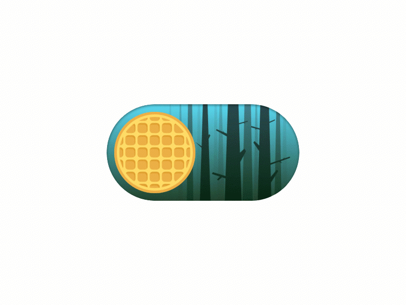 Switch to The Upside Down (Stranger Things Toggle) eggo eleven stranger things strangerthings switch toggle upside down waffle