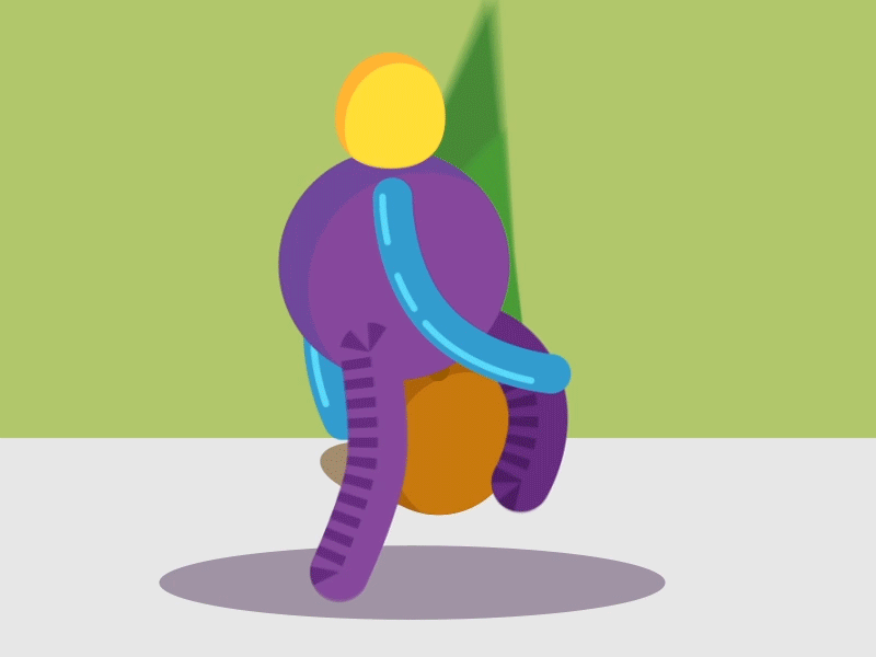 Walking Patato after character effects hose patato rig rubber