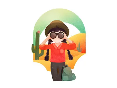 seeking illustration