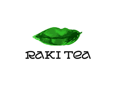 Raki Tea drawing font lettering logo logotype tea