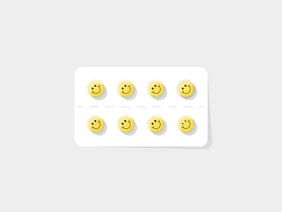 Happy pills - deadly pills illustration item medical medicine pharmacy pills