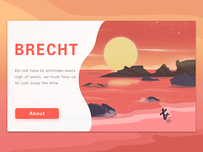 Practice design illustration red travel web