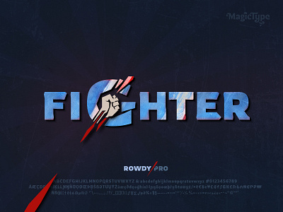 Rowdy PRO - Latin Display Typeface action adventure bollywood crime display typeface drama free font download latin noir rowdy thriller