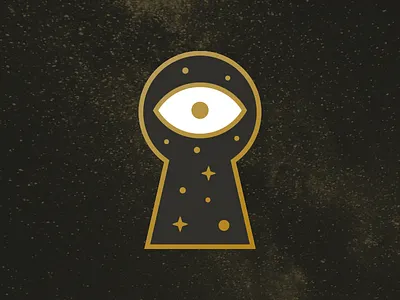 Cosmic Curiosity cosmic cosmos eye key keyhole space