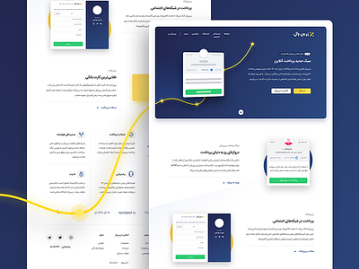 Zarinpal - Landing Page finance fintech gateway landing main payment zarinpal
