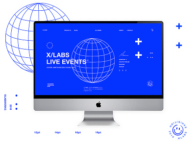 X/LABS™ Live Events blue concept contemporary design designer freelance graphic graphic design streetwear ui ui design user interface