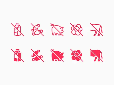 iOS icons: Nutrition Facts design diet digital art graphic design halal icons 8 illustrator lactose