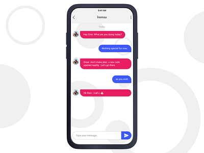 Direct Messaging — Daily UI Challenge #013 dailyui direct message direct messaging figma ui