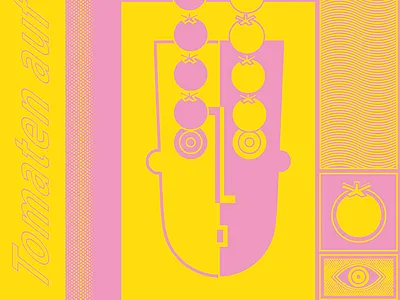 Tomaten editorial german graphicdesign illustration language punk simple surreal texture