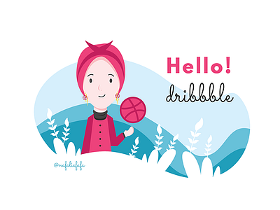 Thankyou @mahisadd for dribbble invitation ! dribble hellodribbble illustration