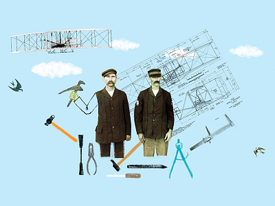 History of BBVA art direction branding collage illustration