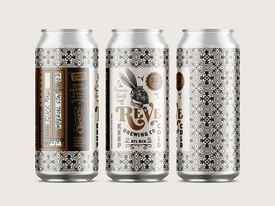 Crowler Label beer branding brewery crowler label reve