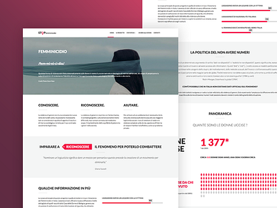 A DataViz website about violence against women in Italy d3.js data dataviz femicide feminism infographic stats web women