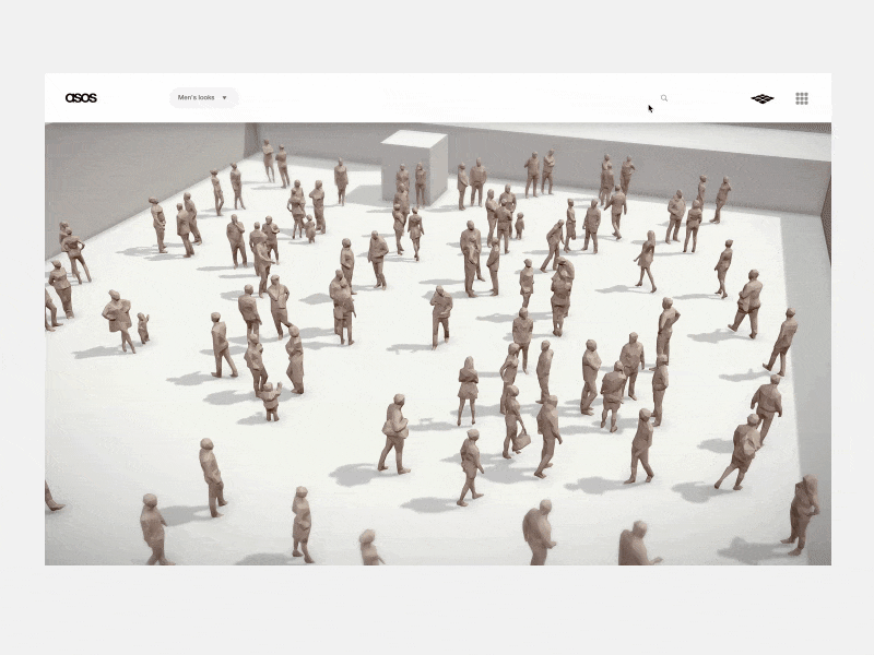 Perspective view e-commerce exploration - Zoom in 360 3d asos collections concept ecommerce fashion perspective product view shop