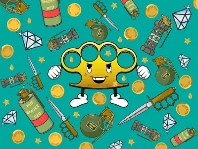 Pick Your Weapon adobe illustrator flat flat art flat illustrator graphic design illustration vector vector art wallpaper