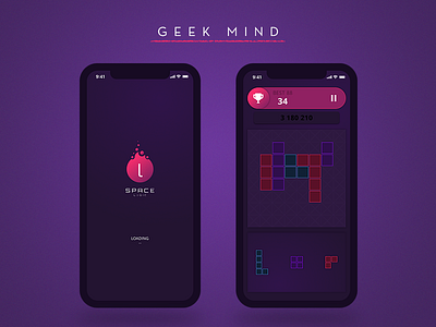 Geek Mind brain game logical logical game mind sci fi tetris