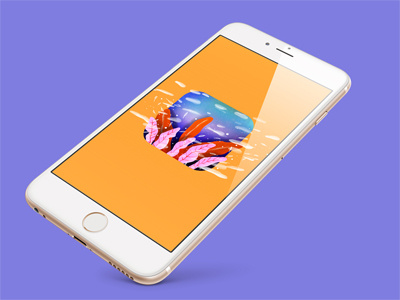 Wallpaper for iPhone creative design dribbble illustrations illustrators. iphone plants