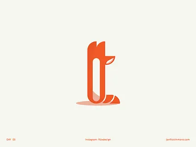 Daily Logo 05 - Q & Fox animal branding challenge daily dailylogo dailylogochallenge fox identity letter logo mark q