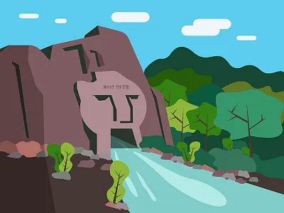 Cave 01 01 art direction design illustration