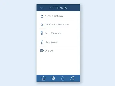 Settings on App daily ui daily ui 007 product design settings settings page user interface