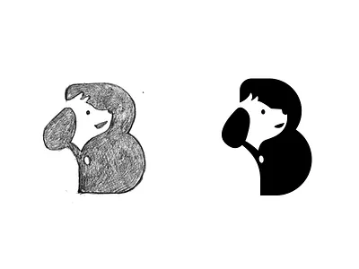 Bailey Bear logo accessories dog negative pet shop sketch toy